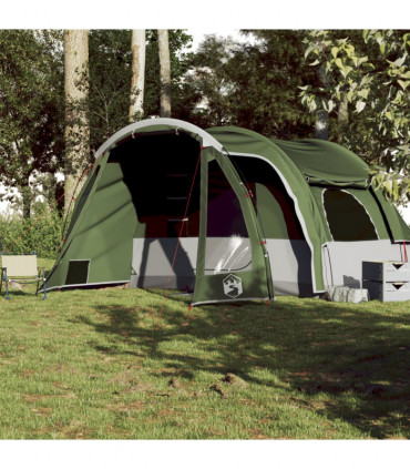 vidaXL Family Tent 6-Person Green Waterproof