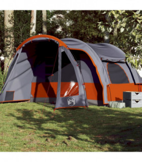 vidaXL Family Tent 6-Person Grey Waterproof