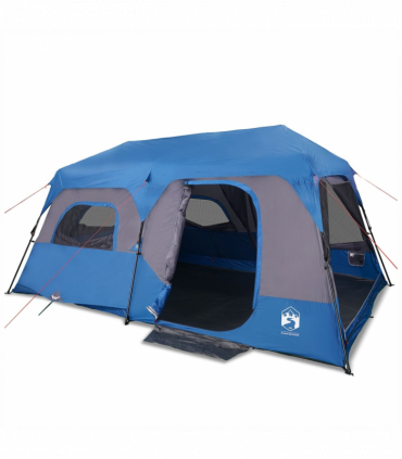 vidaXL Family Tent 9-Person Green Quick Release Waterproof