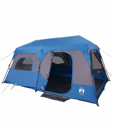 vidaXL Family Tent 9-Person Green Quick Release Waterproof