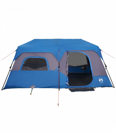 vidaXL Family Tent 9-Person Green Quick Release Waterproof