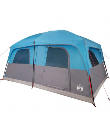 vidaXL Family Tent Cabin 10-Person Blue Waterproof