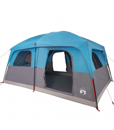 vidaXL Family Tent Cabin 10-Person Blue Waterproof