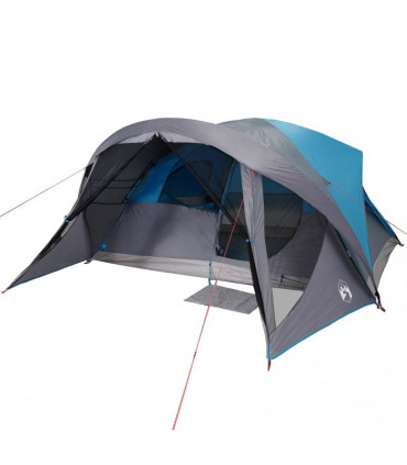 vidaXL Family Tent Cabin 6-Person Blue Waterproof