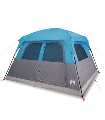 vidaXL Family Tent Cabin 6-Person Blue Waterproof