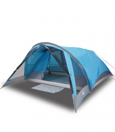 vidaXL Family Tent Cabin 6-Person Blue Waterproof