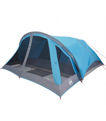 vidaXL Family Tent Cabin 6-Person Blue Waterproof