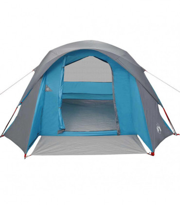 vidaXL Family Tent Cabin 6-Person Blue Waterproof