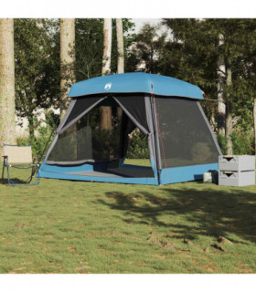 vidaXL Family Tent Cabin 6-Person Blue Waterproof
