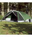 vidaXL Family Tent Cabin 6-Person Green Waterproof