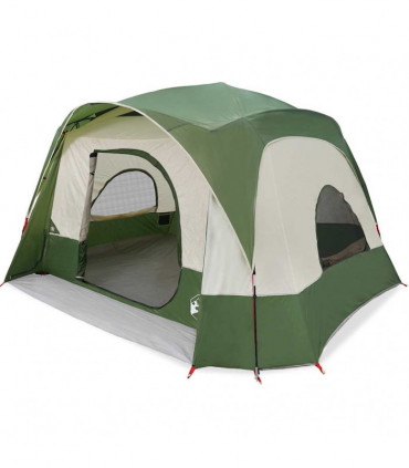 vidaXL Family Tent Cabin 6-Person Green Waterproof