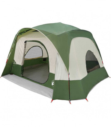 vidaXL Family Tent Cabin 6-Person Green Waterproof