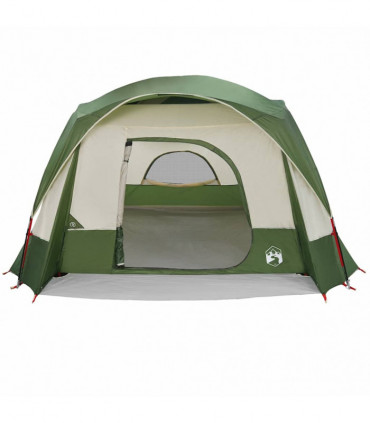 vidaXL Family Tent Cabin 6-Person Green Waterproof
