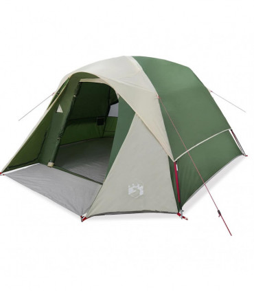 vidaXL Family Tent Cabin 6-Person Green Waterproof