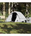 vidaXL Family Tent Cabin 6-Person White Blackout Fabric Waterproof