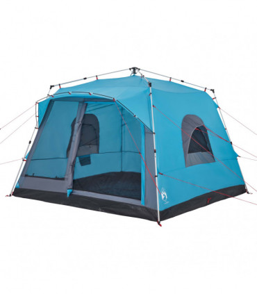 vidaXL Family Tent Cabin 7-Person Blue Quick Release