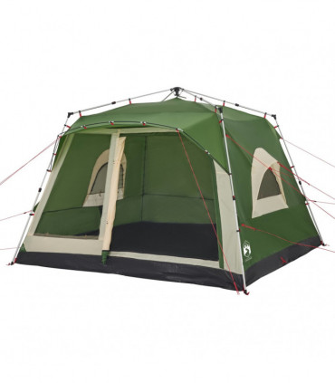 vidaXL Family Tent Cabin 7-Person Green Quick Release