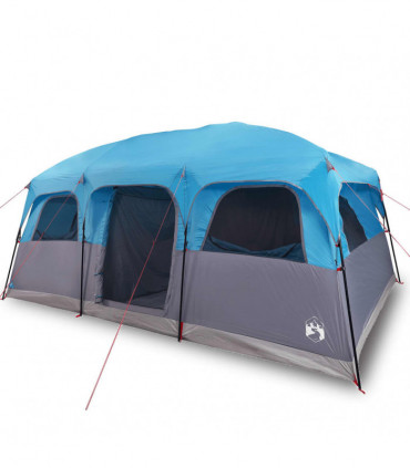 vidaXL Family Tent Cabin 9-Person Blue Waterproof