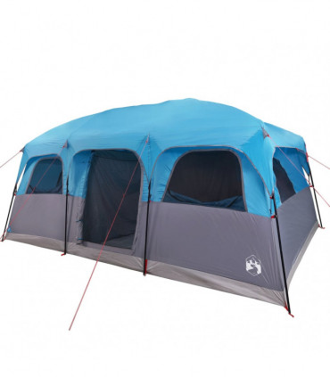 vidaXL Family Tent Cabin 9-Person Blue Waterproof