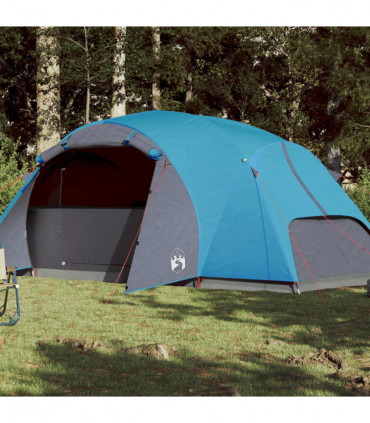 vidaXL Family Tent Crossvent 8-Person Blue Waterproof