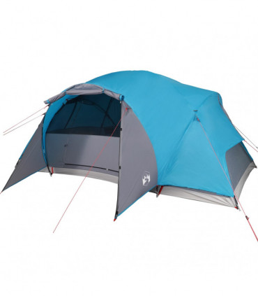 vidaXL Family Tent Crossvent 8-Person Blue Waterproof