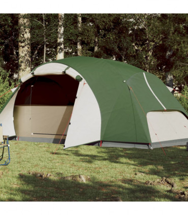 vidaXL Family Tent Crossvent 8-Person Green Waterproof