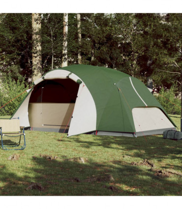 vidaXL Family Tent Crossvent 8-Person Green Waterproof