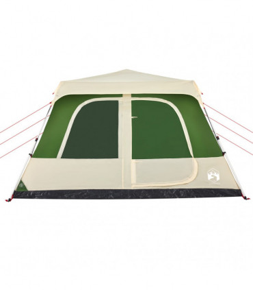 vidaXL Family Tent Dome 10-Person Green Quick Release