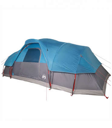 vidaXL Family Tent Dome 11-Person Blue Waterproof