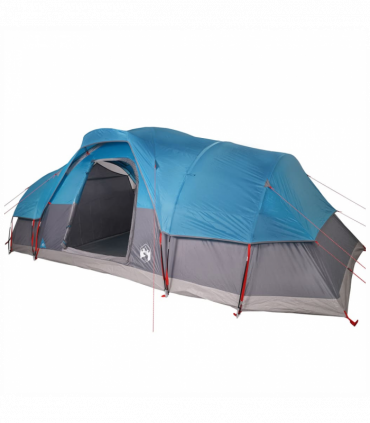 vidaXL Family Tent Dome 11-Person Blue Waterproof
