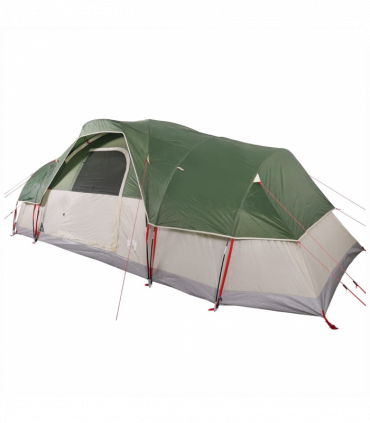 vidaXL Family Tent Dome 11-Person Green Waterproof