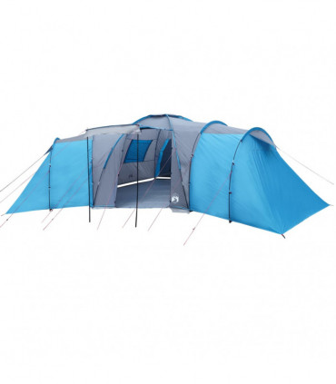 vidaXL Family Tent Dome 12-Person Blue Waterproof