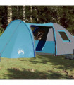 vidaXL Family Tent Dome 6-Person Blue Waterproof