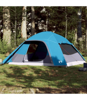 vidaXL Family Tent Dome 6-Person Blue Waterproof