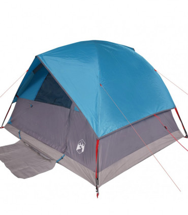 vidaXL Family Tent Dome 6-Person Blue Waterproof