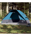 vidaXL Family Tent Dome 6-Person Blue Waterproof