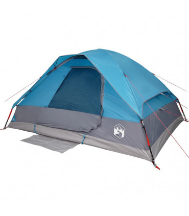vidaXL Family Tent Dome 6-Person Blue Waterproof