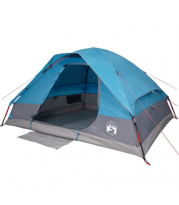 vidaXL Family Tent Dome 6-Person Blue Waterproof