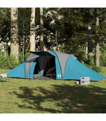 vidaXL Family Tent Dome 6-Person Blue Waterproof