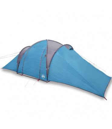 vidaXL Family Tent Dome 6-Person Blue Waterproof