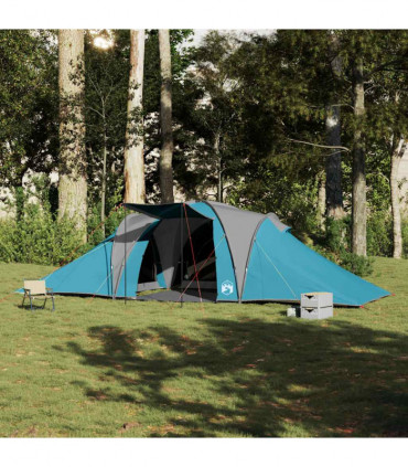vidaXL Family Tent Dome 6-Person Blue Waterproof