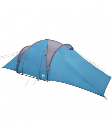 vidaXL Family Tent Dome 6-Person Blue Waterproof
