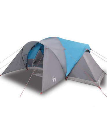 vidaXL Family Tent Dome 6-Person Blue Waterproof