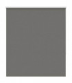 vidaXL Roller Blind Blackout Grey 125x175 cm Fabric Width 121.6 cm Polyester