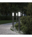 vidaXL Bollard Lights with Sensor 3pcs 80 cm Stainless Steel IP44