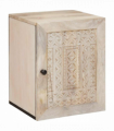 vidaXL Bathroom Cabinet White 38 x 33.5 x 160 cm Solid Wood Mango