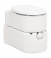 Integrated Camping Toilet White 24+17 L HDPE&Steel