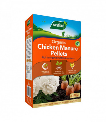 Organic Chicken Manure Pellets - 2.8kg