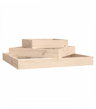 Planter 83x83x27 cm Solid Wood Pine