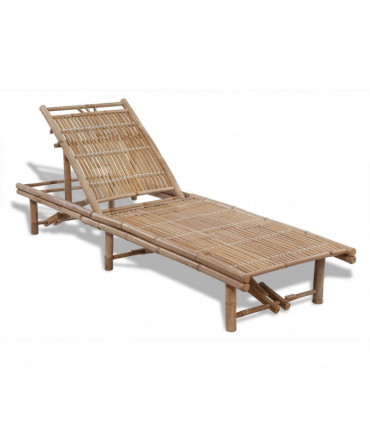 Sun Lounger Bamboo